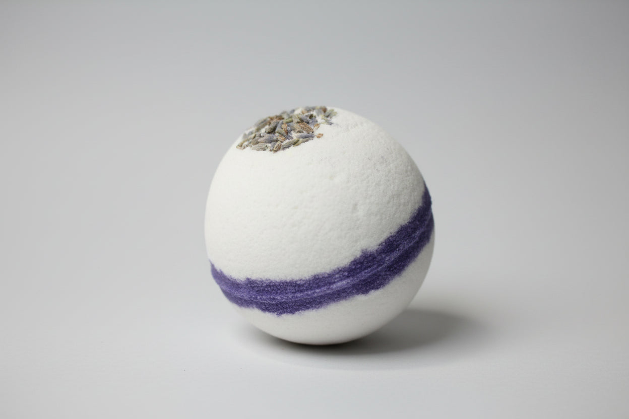 Lavender vanilla bath bomb