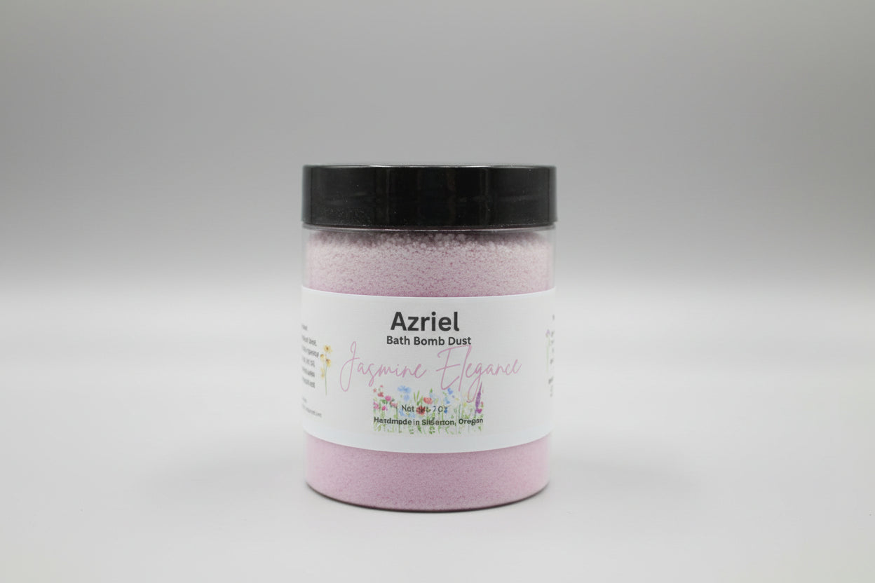 Azriel floral collection jasmine bath bomb dust