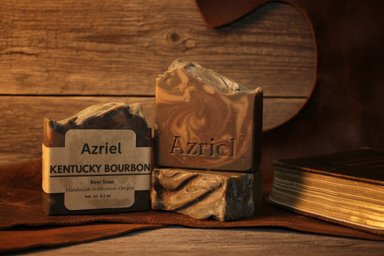 Kentucky bourbon handcrafted beer soap