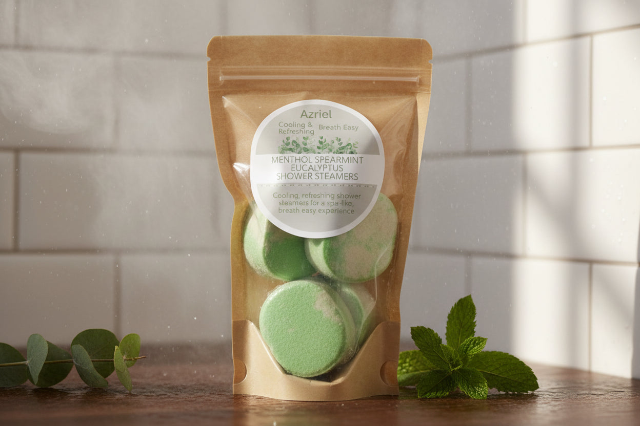 menthol spearmint eucalyptus shower steamers