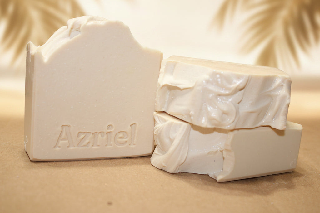 creamy coconut handcrafted soap