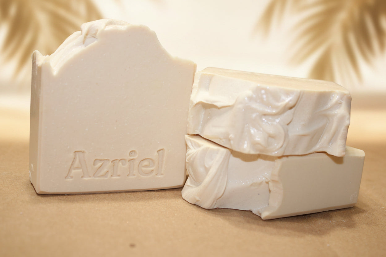 creamy coconut handcrafted soap
