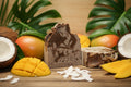 mango coconut handcrafted soap