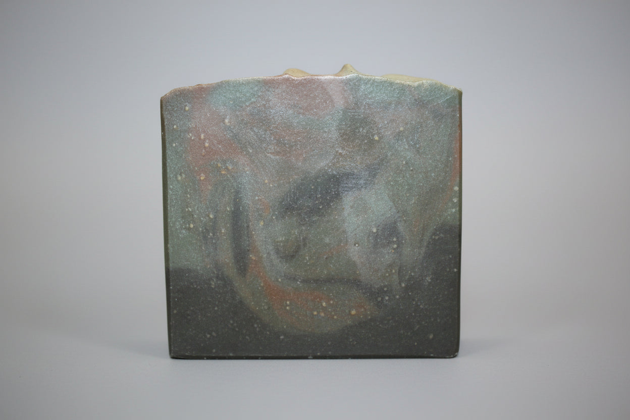 Rustic woods and rum handcrafted beer soap