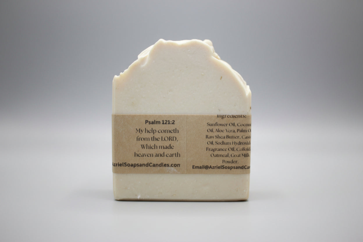 Rich and creamy lightly scented handcrafted coconut soap
