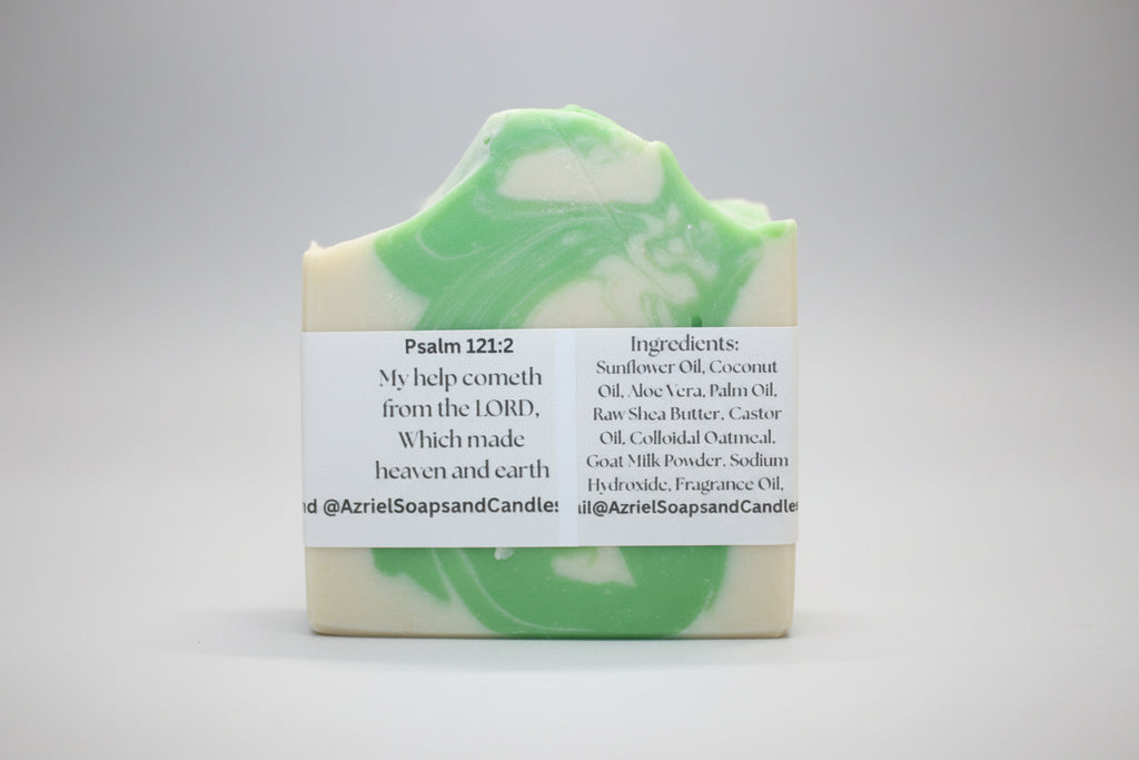 spearmint eucalyptus handcrafted soap