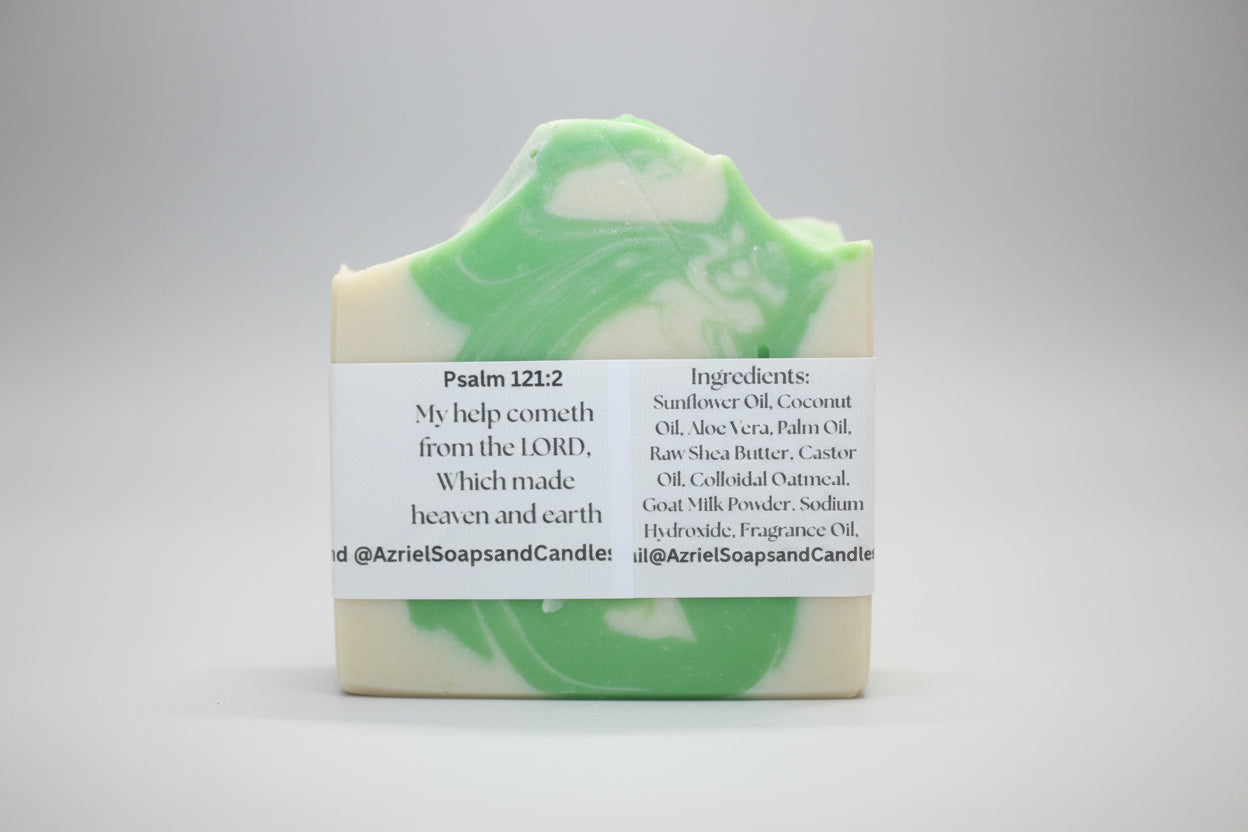 spearmint eucalyptus handcrafted soap