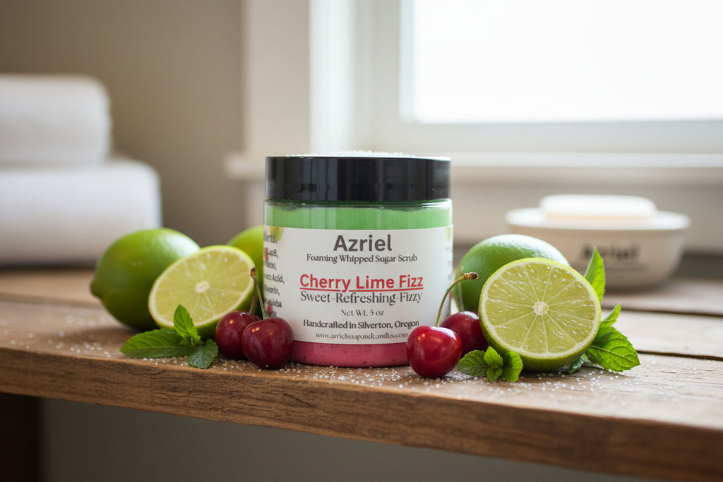 Cherry Lime Foaming Whipped Sugar Scrub